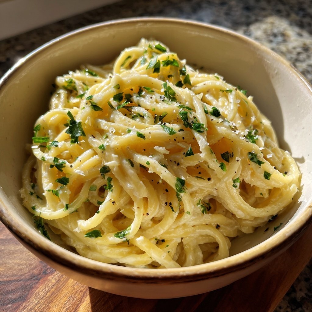 Sunday Creamy Roasted Garlic Pasta