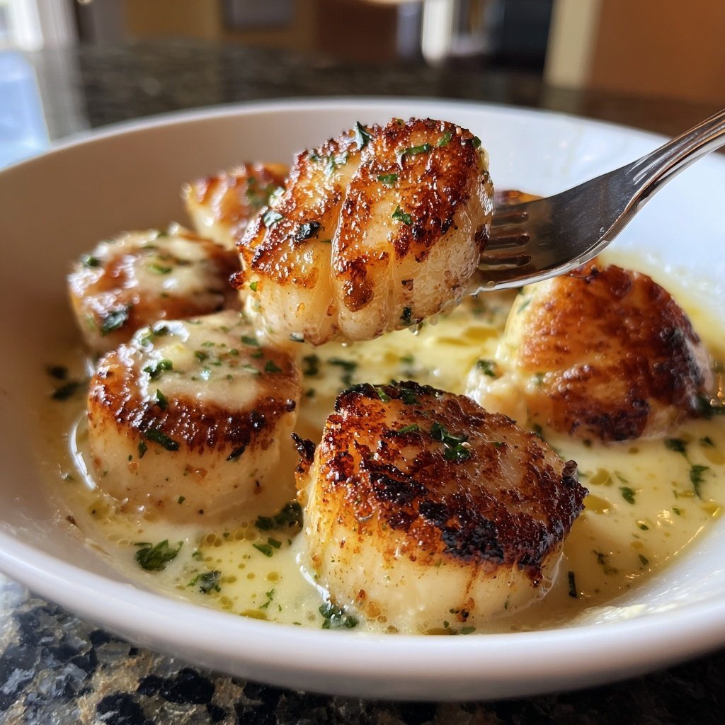 Seared Scallops with Lemon Beurre Blanc