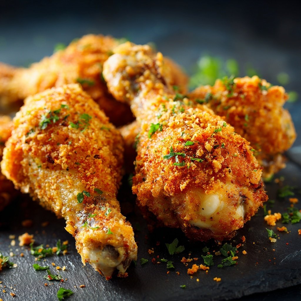 Crispy Oven Baked Chicken Drumsticks