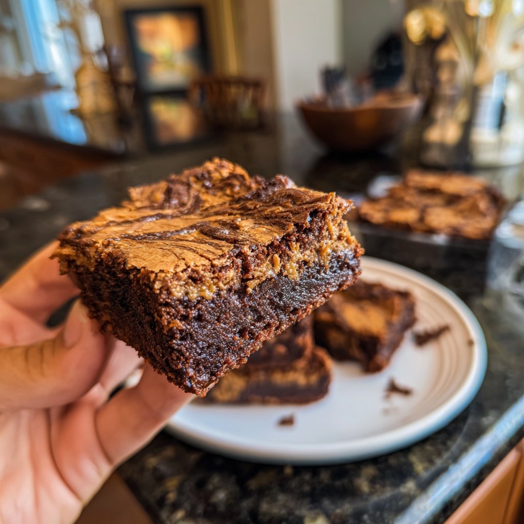 Chocolate Tahini Brownies