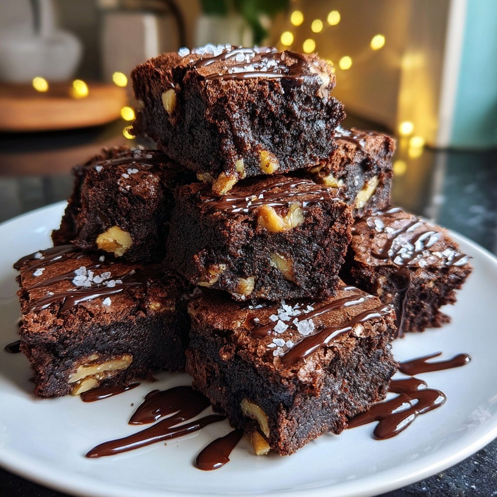 Chewy Brownies With Starter