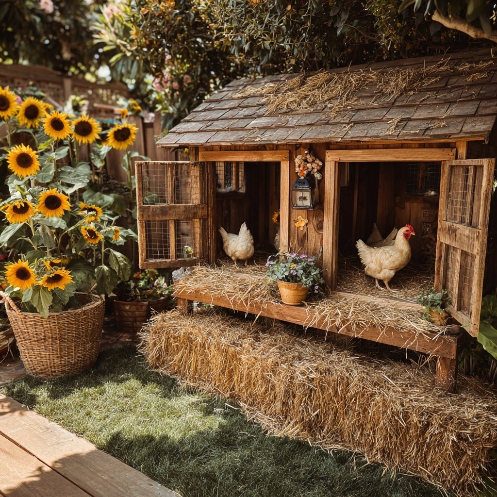 DIY Backyard Chicken Run Setup