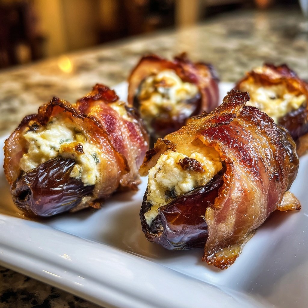 Valentines Snacks Cheese Stuffed Dates