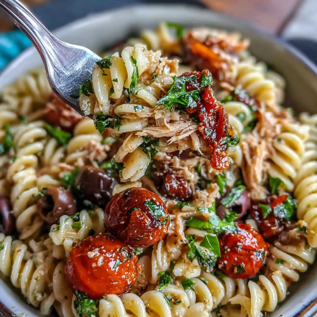 Mediterranean Tuna Pasta