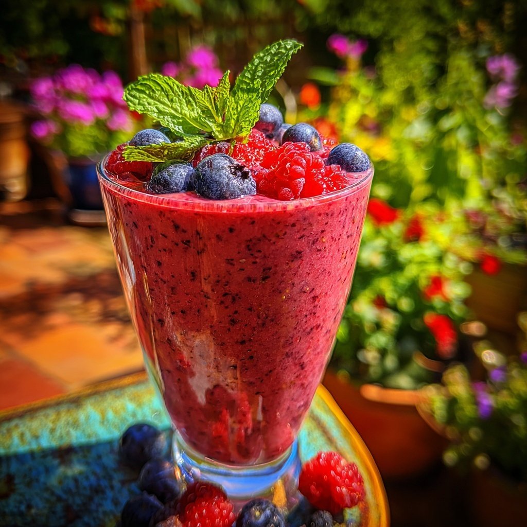 Mixed Berry Morning Smoothie