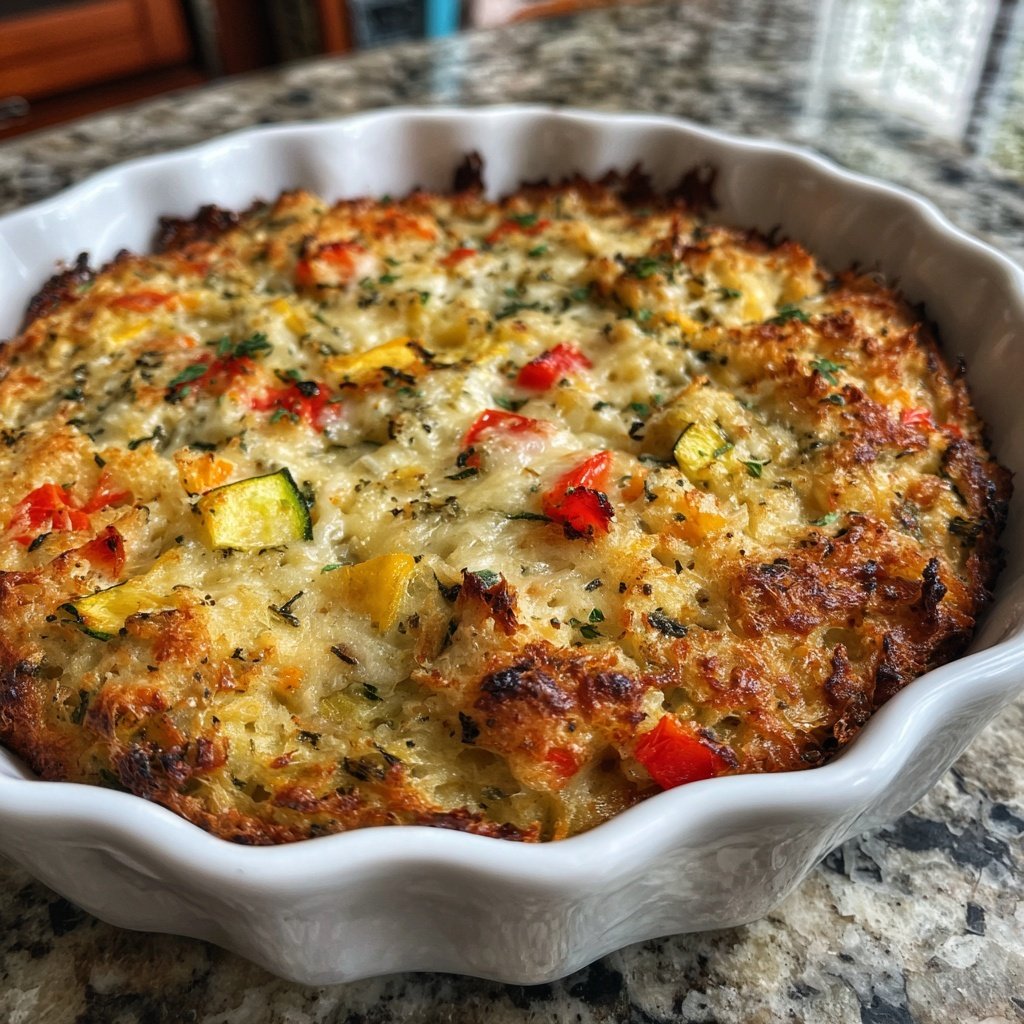 Baked Veggie Rice Bake