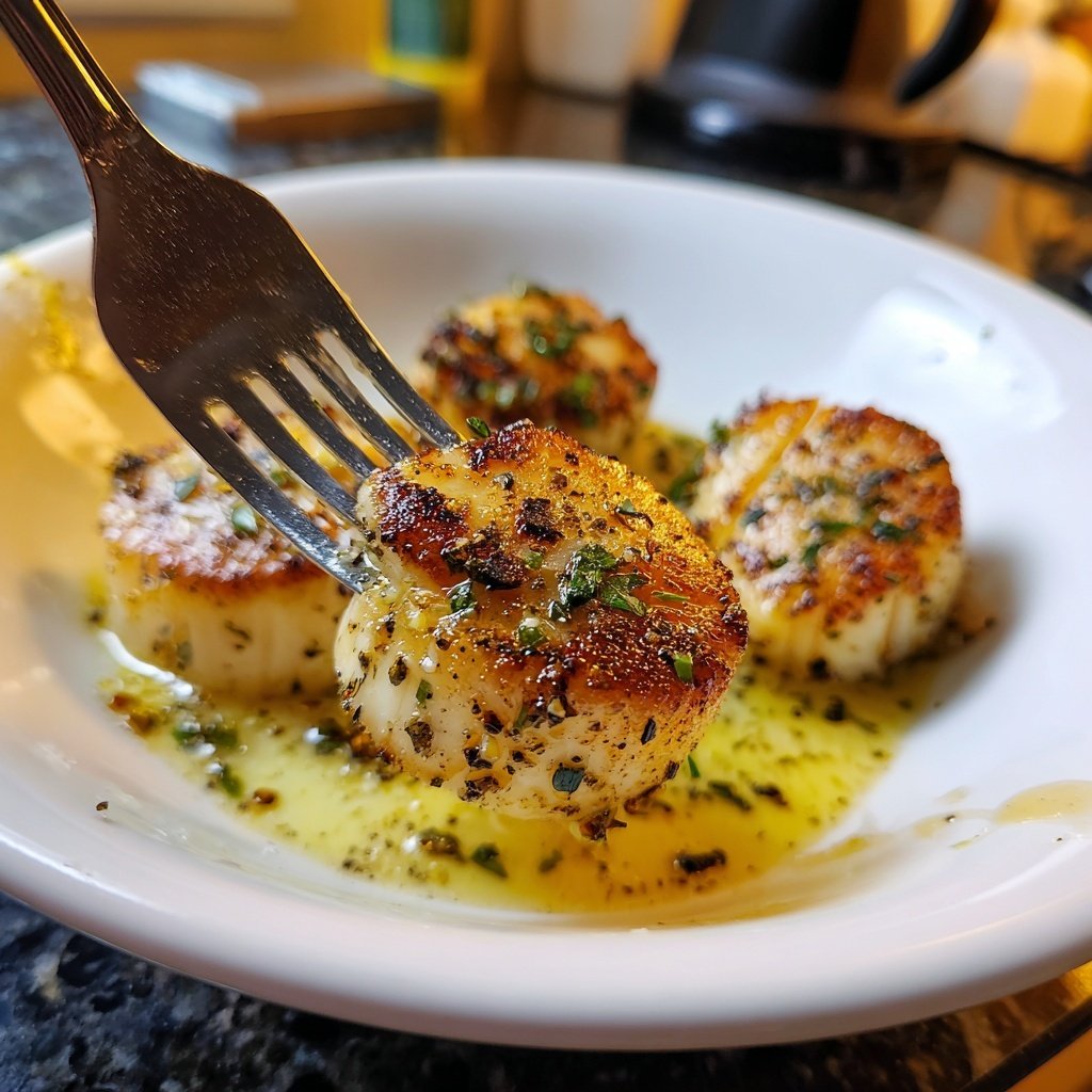 Romantic Seared Scallops